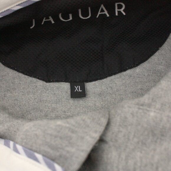 Jaguar Men's Long Sleeve Polo Shirt Flag Logo Embroidery XL - Picture 6 of 11